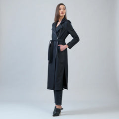 Liquid Leather Trench Coat