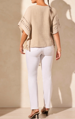 Kaftan Blouse w/ Detail Sleeve