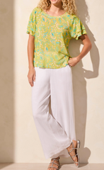 Ruffle Sleeve Top