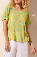 Ruffle Sleeve Top