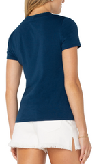 Short Sleeve Knit Tee w/ Pocket