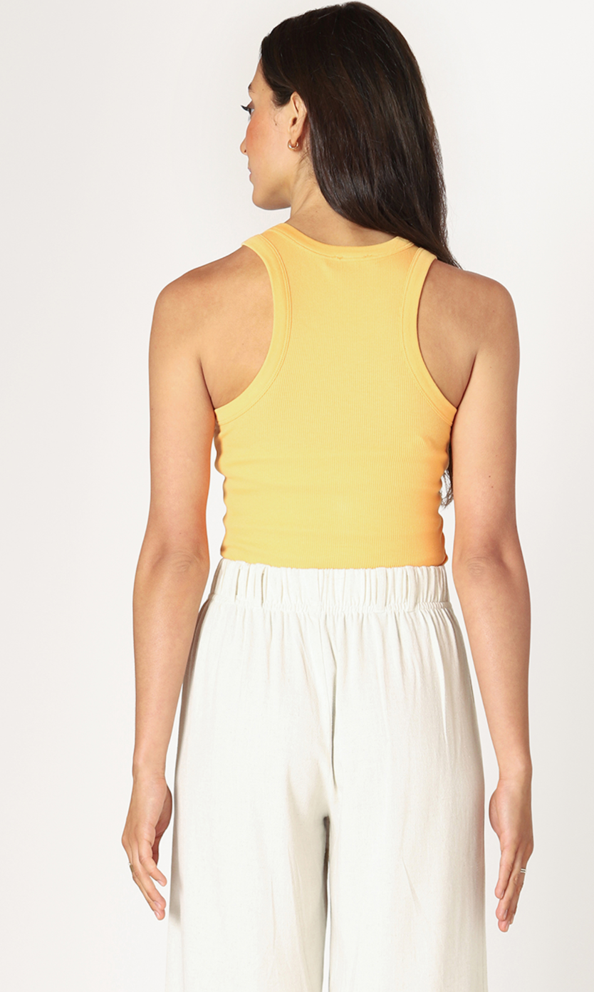 Sleeveless Ribbed Tank
