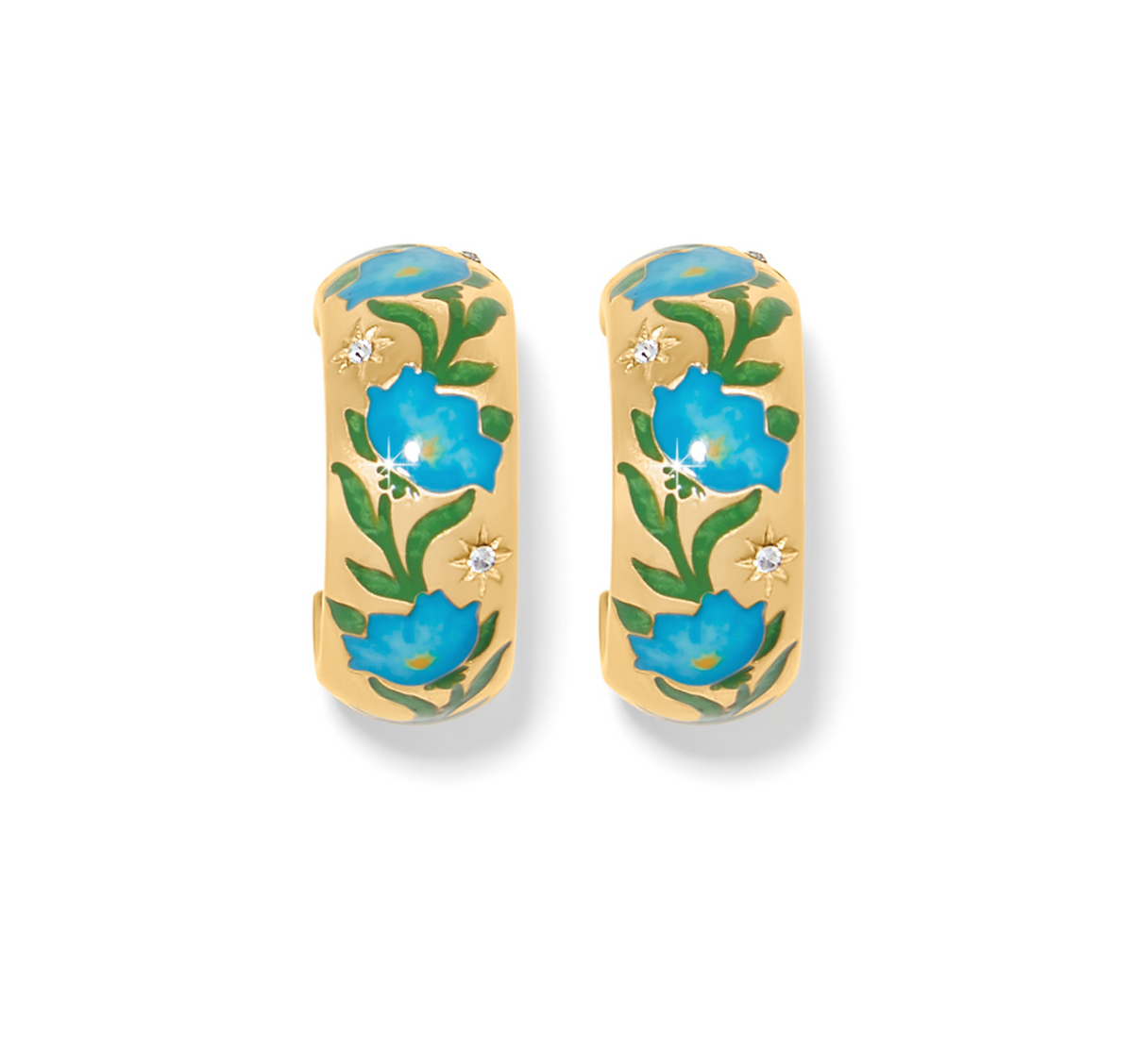 Brighton Reverie Flower Hoop Earrings