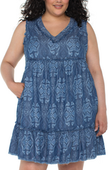 Ruffle Fray Dress