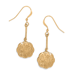Sydney Poppy French Wire Earrings