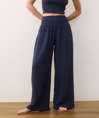 Sophia Double Cloth Palazzo Pant