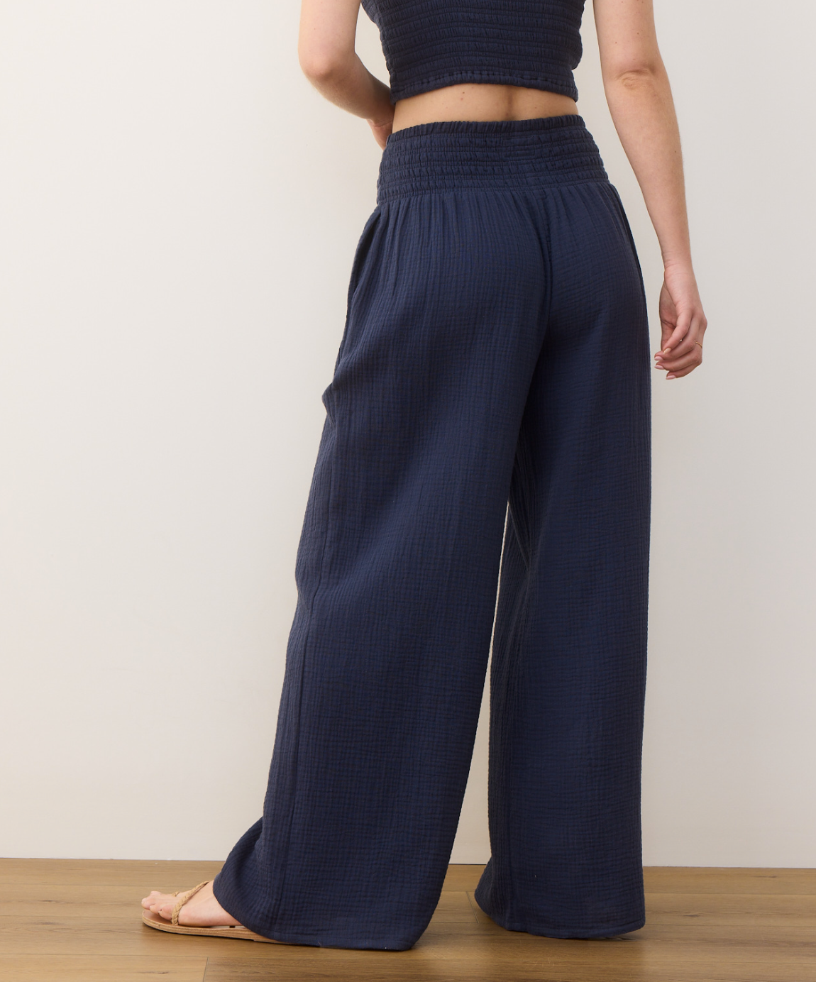 Sophia Double Cloth Palazzo Pant