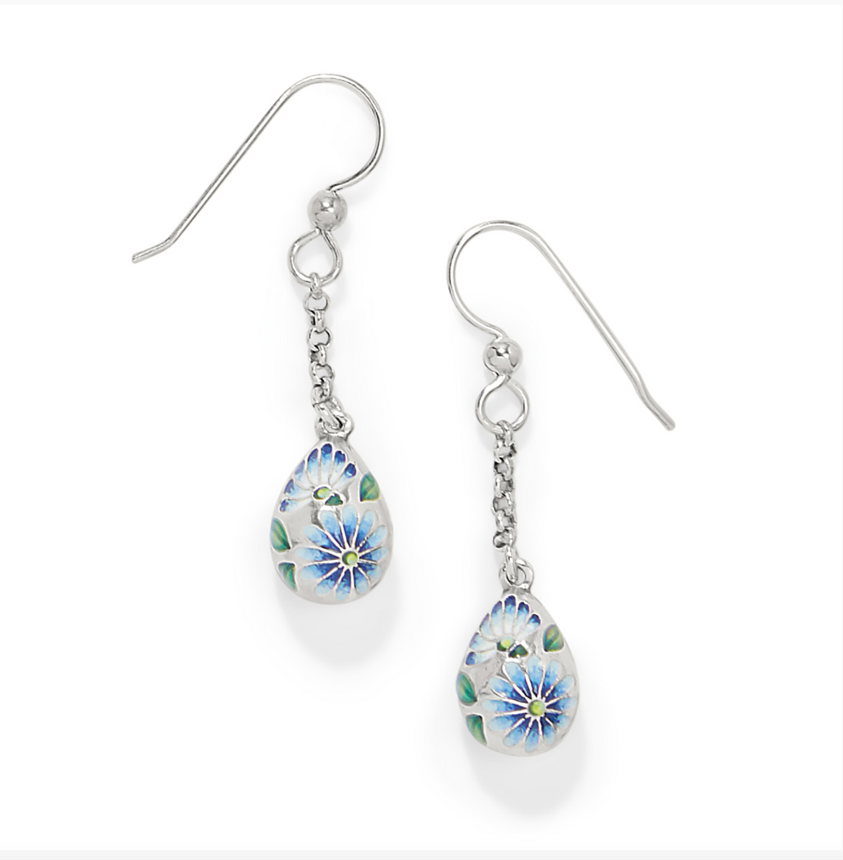 Sydney Daisy Drop French Wire Earrings