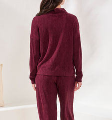 Mock Neck Long Sleeve Top