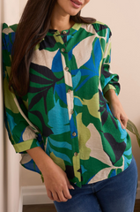 Long Sleeve Button Down Blouse