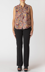 Paisley Button Down Top