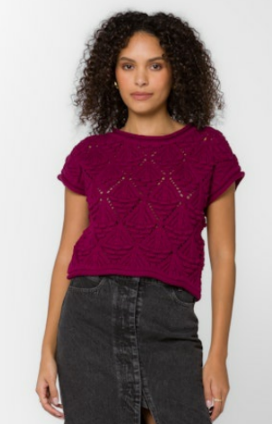 Short Sleeve Dolman Sweater