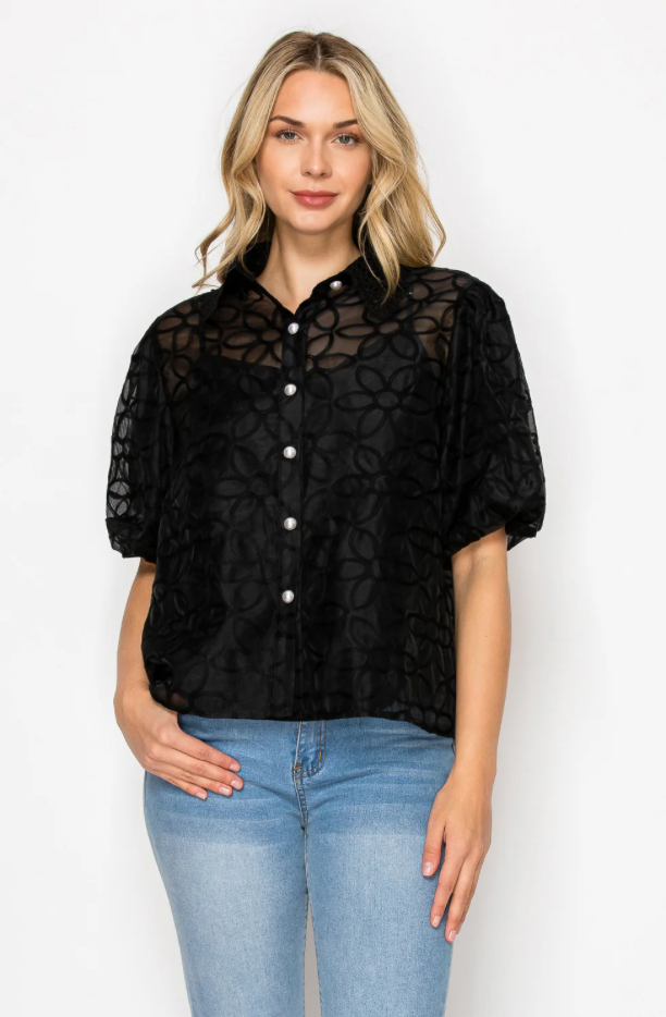 Jarytzy Sheer Button Down