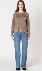 Long Sleeve Shimmer Sweater
