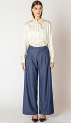 Floral Jacquard Blouse