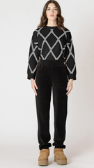 Diamond Check Sweater