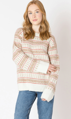 Oversized Patterned Sweater