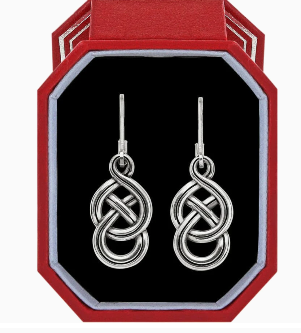 Interlok Braid Petite Leverback Earrings Gift Box