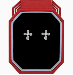 Enchanting Cross Post Earrings Gift Box