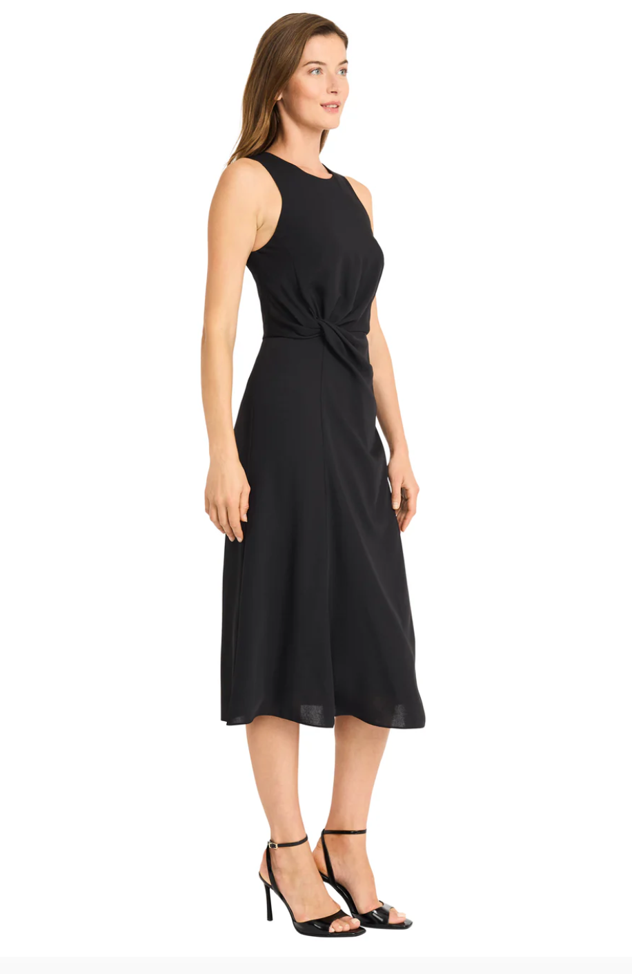 Lindsey Ruched Waist Midi Dress