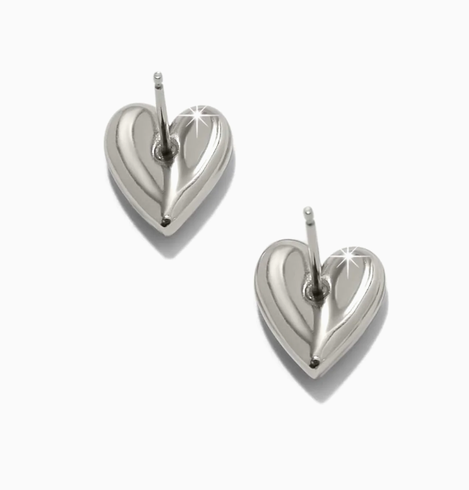 Cascade Heart Post Earrings