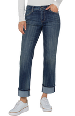 Marley Girlfriend Cuffed Denim