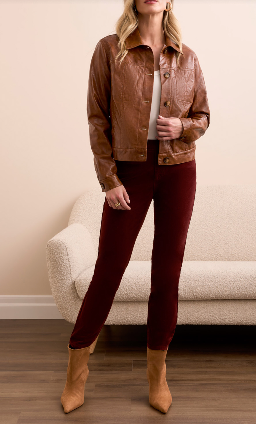 Faux Leather Jacket