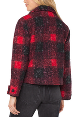 Button Front Boxy Shacket