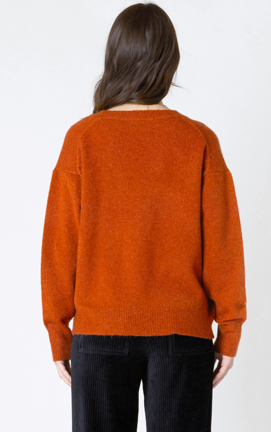 Long Sleeve Vneck Sweater