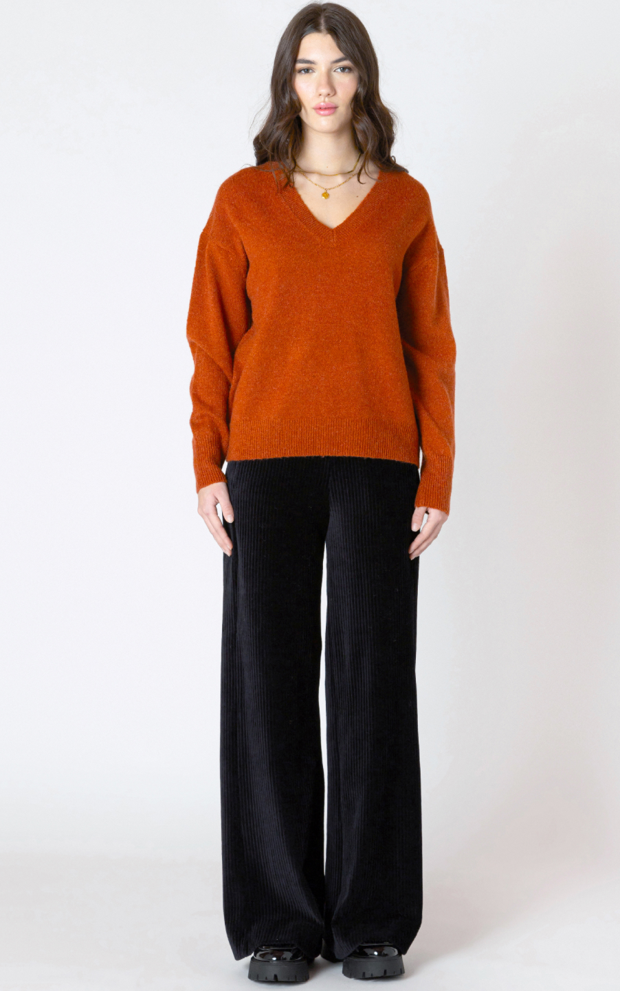 Long Sleeve Vneck Sweater