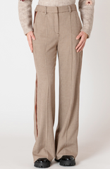 Wide Leg Stripe Side