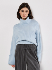Chunky Roll Neck Sweater