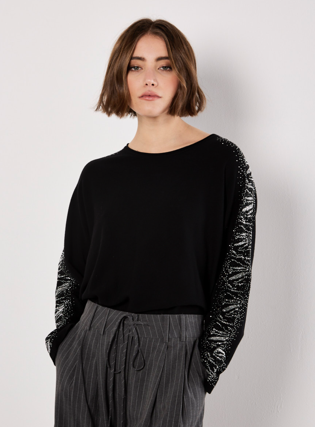 Sparkle Sleeve Sweater