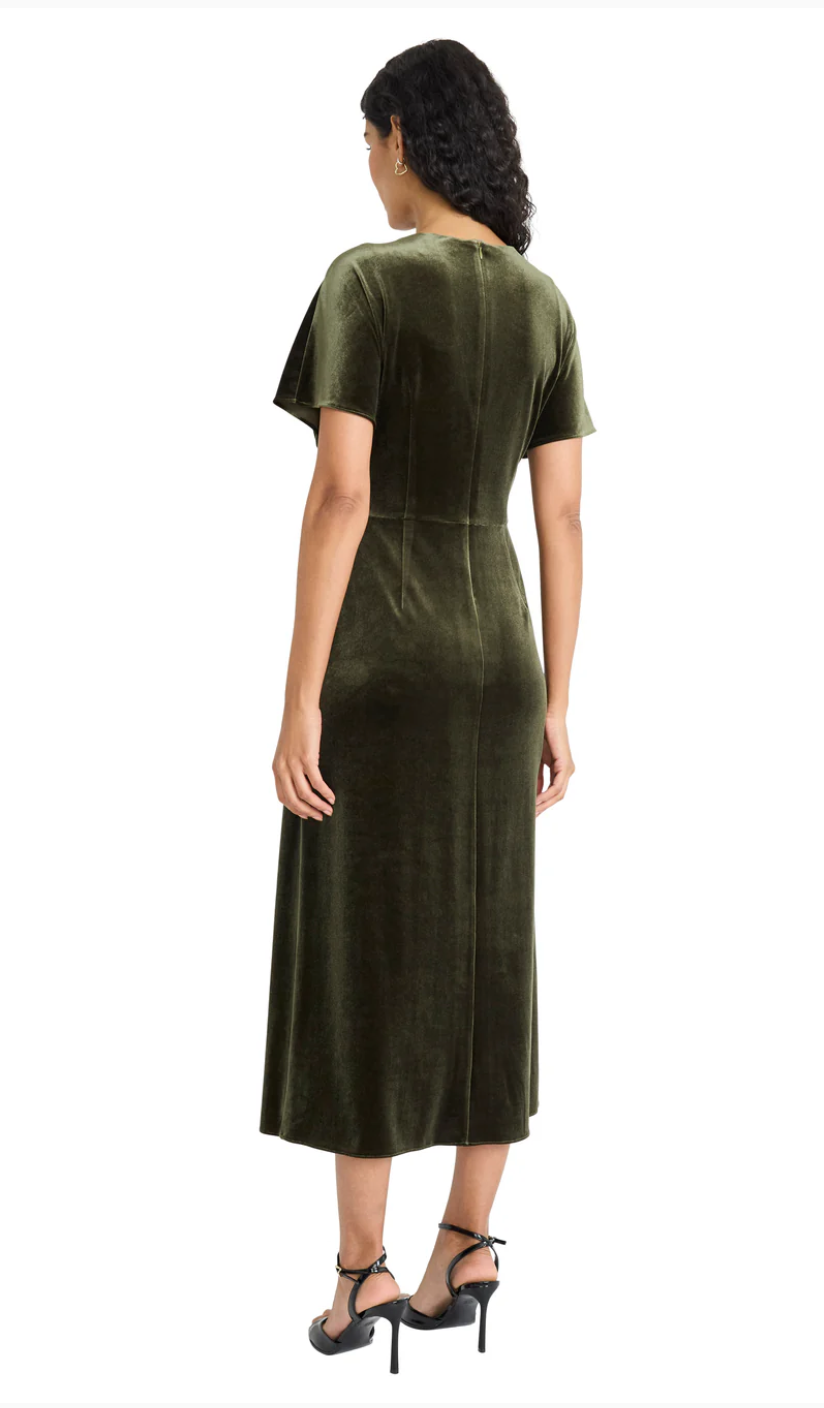 Aneesa Velvet Midi Dress