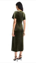 Aneesa Velvet Midi Dress