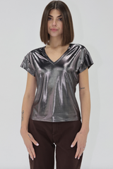 Vneck Relaxed Fit Top