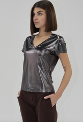 Vneck Relaxed Fit Top