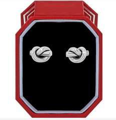 Interlok Single Knot Post Earrings Gift Box