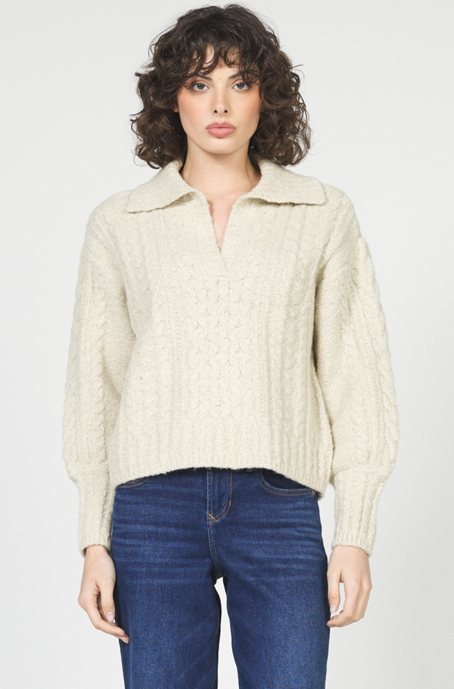 Bastina Vneck Collar Sweater