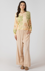 Wide Leg Linen Pant