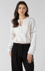 Lace Textured Blouse