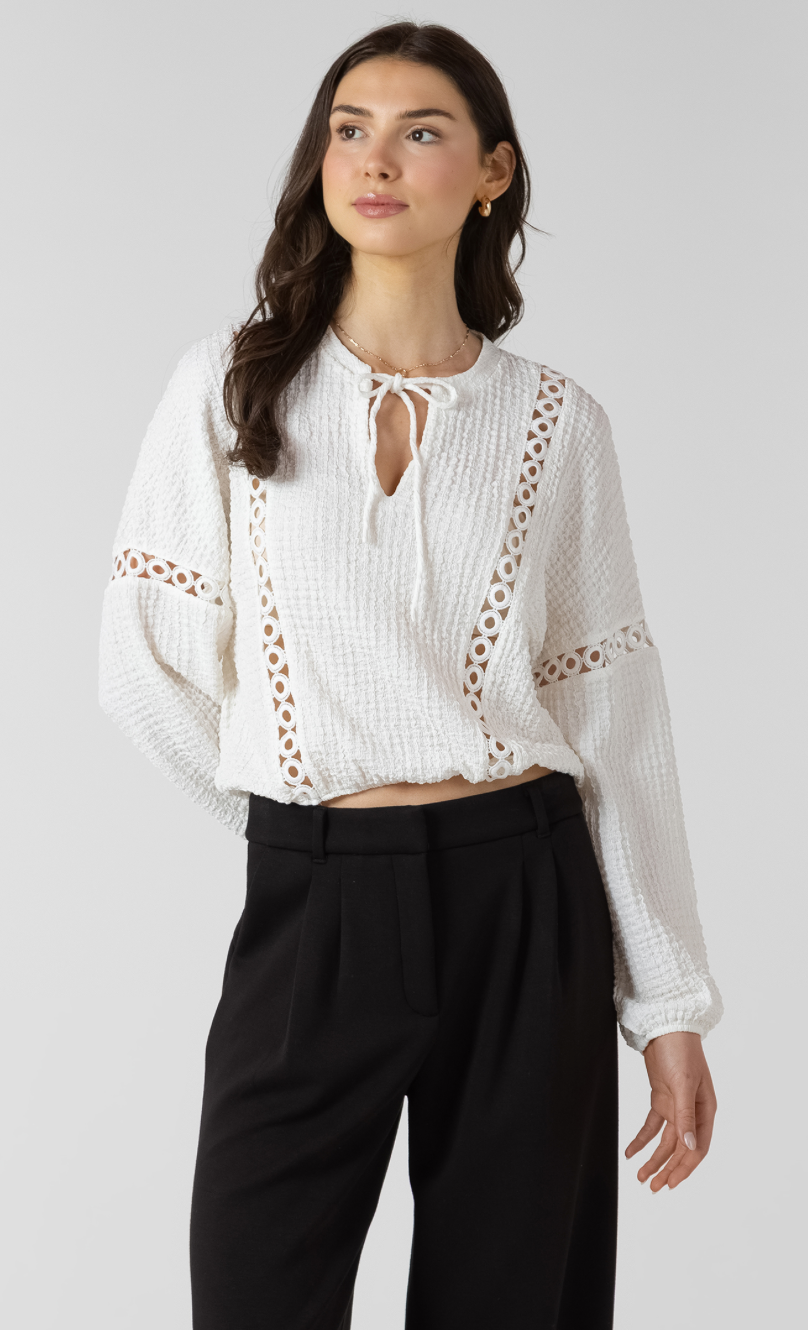 Lace Textured Blouse