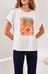 Short Sleeve Beaded Tee