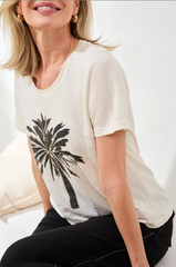 Beaded Palm Tree Tee