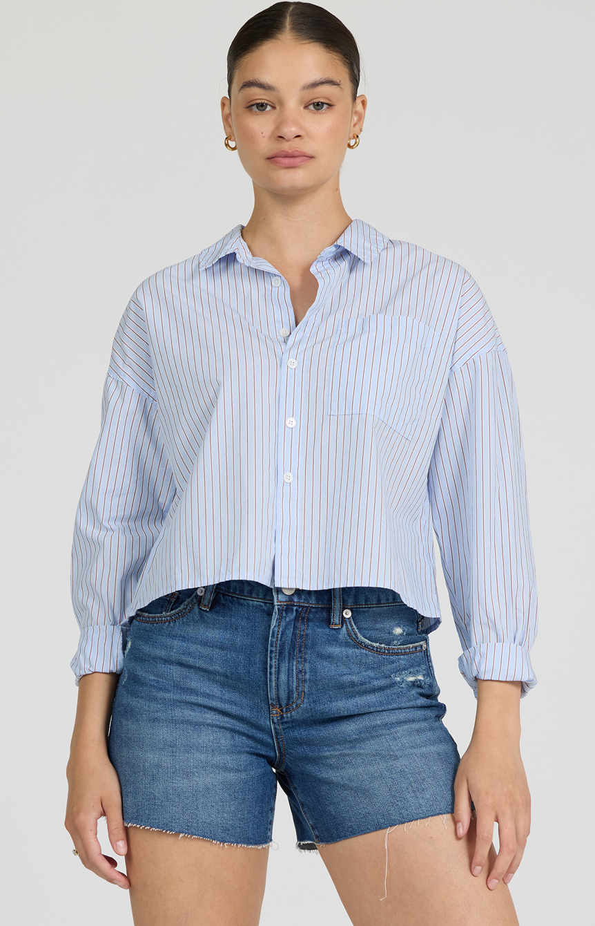 Cropped Adrianna Button Down