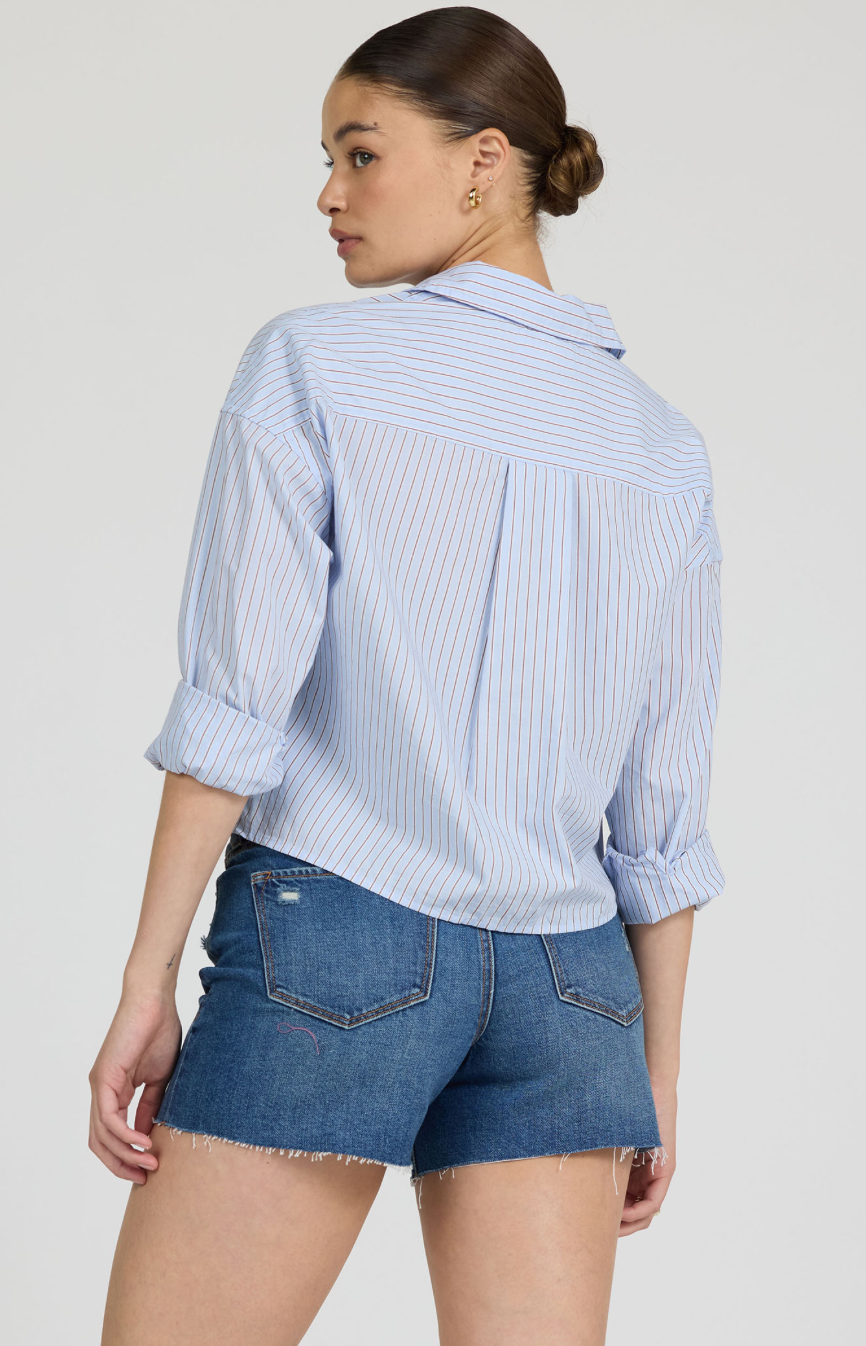 Cropped Adrianna Button Down