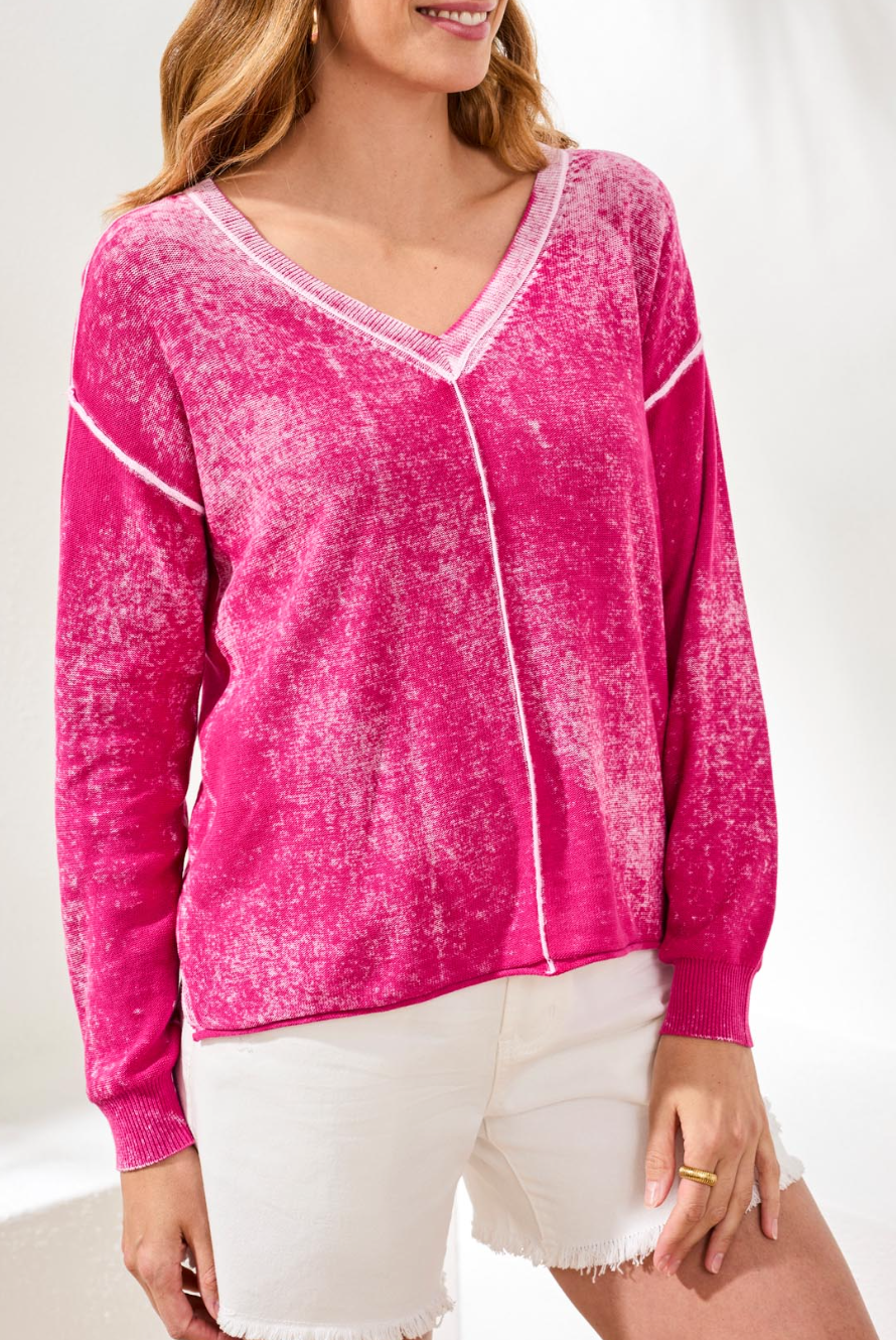 Vneck Lightweight Sweater