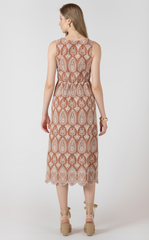 Vneck Eyelet Dress