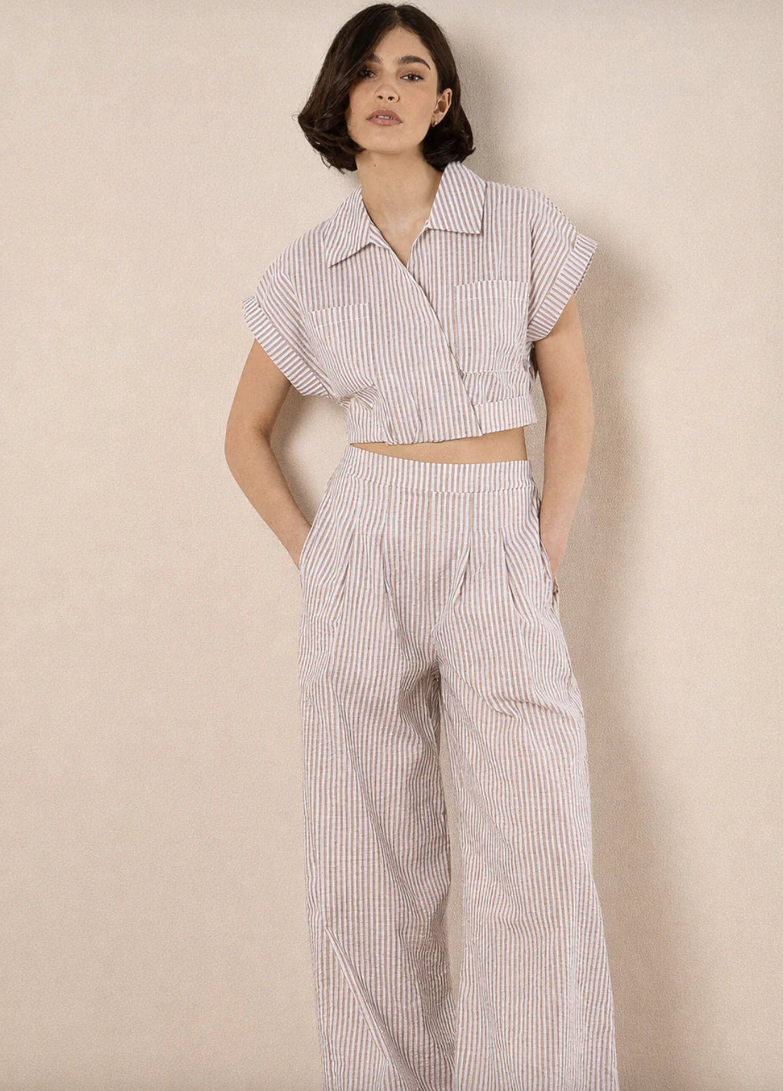 Stripe Crop Top