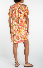 Short Sleeve Button Front Dress